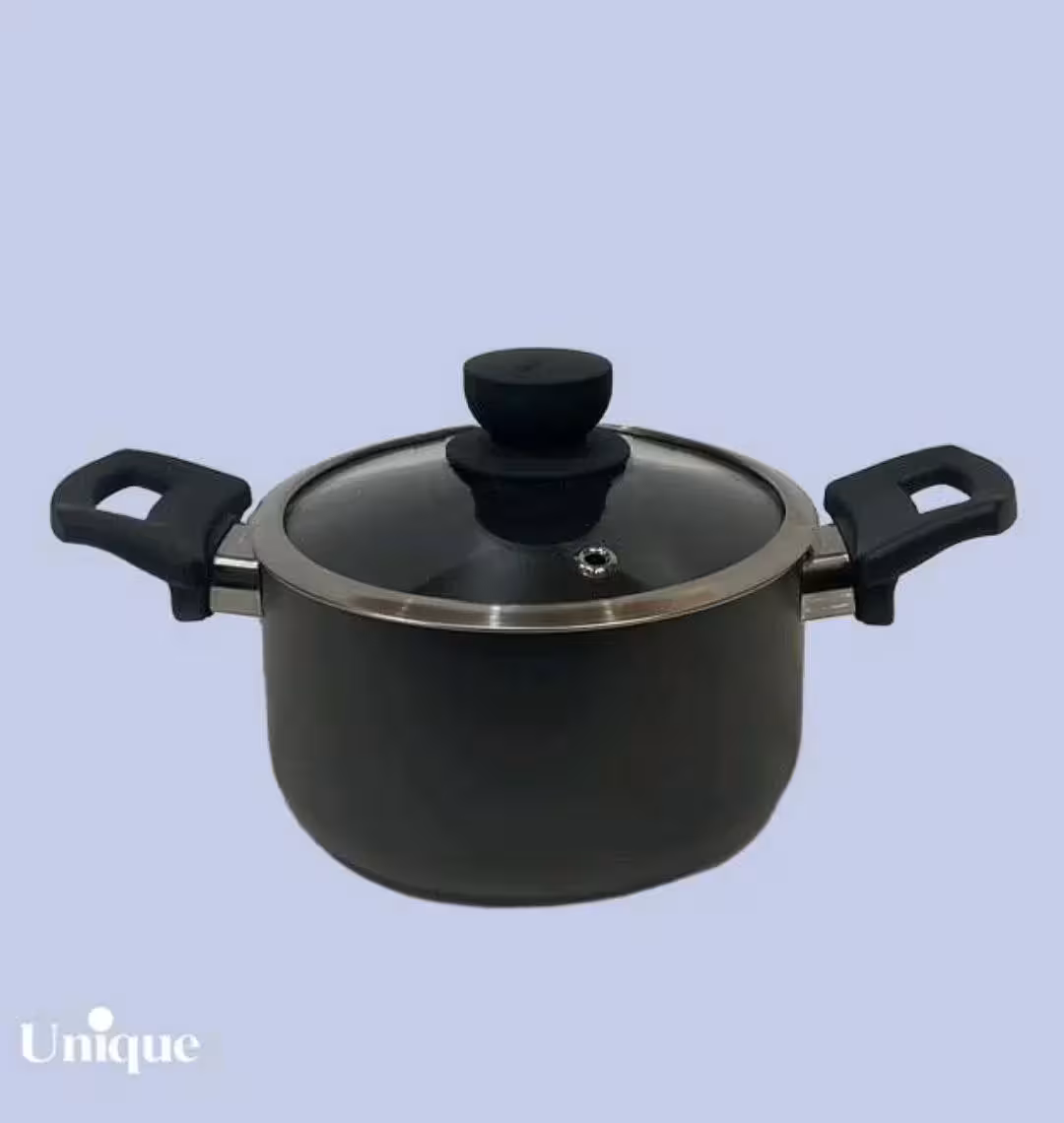 قابلمه تک سایز 24 کف گرانیت مشکی یونیک کد UN-8107