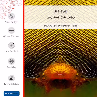 برچسب پوششی ماهوت مدل Bee eyes-FullSkin مناسب برای گوشی موبایل آنر 9A