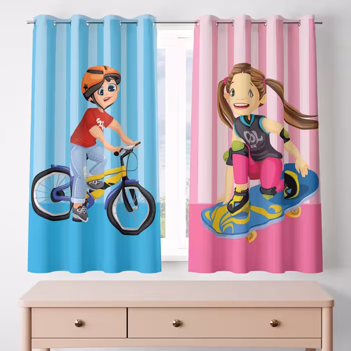 پرده  مدل مخمل پانچی کد 8373 سایز 200x140 سانتی متر 