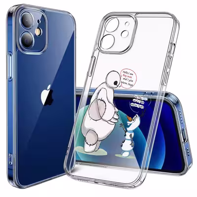 کاور طرح Olaf &amp; Baymax مناسب برای گوشی موبایل اپل iPhone 12 