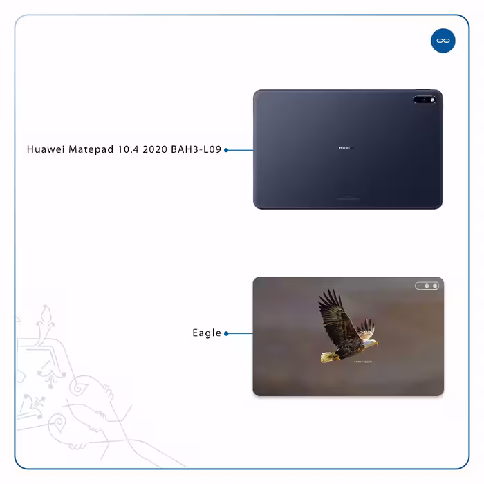 برچسب پوششی ماهوت مدل Eagle مناسب برای تبلت هوآوی Matepad 10.4 2020 BAH3-L09