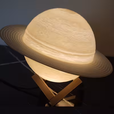 چراغ خواب مدل اسپیکر دار طرح سیاره زحل