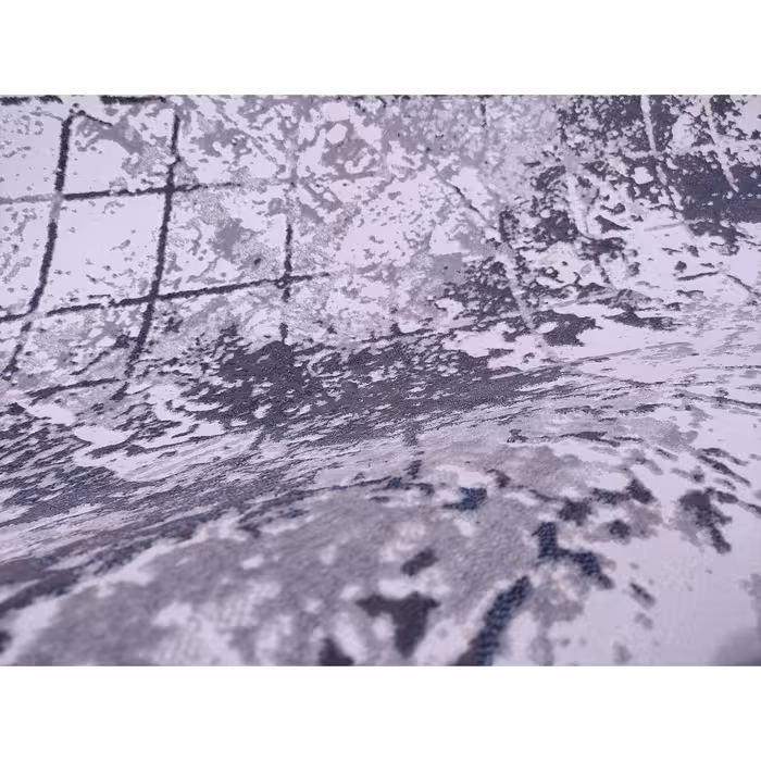 فرش ماشینی زمرد مشهد مدل NO011 زمینه طوسی