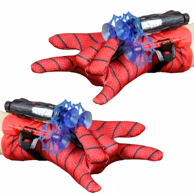 ابزار ایفای نقش دنیای سرگرمی های کمیاب مدل لانچر تیر پرتاب کن طرح اسپایدرمن کد DSK-A607