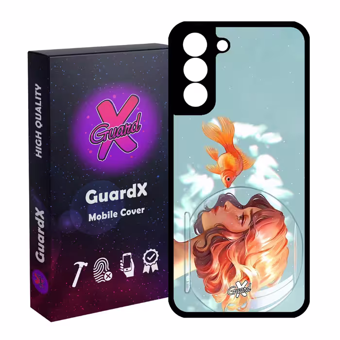 کاور گارد ایکس طرح Girl مدل Glass10020 مناسب برای گوشی موبایل سامسونگ Galaxy S21 FE