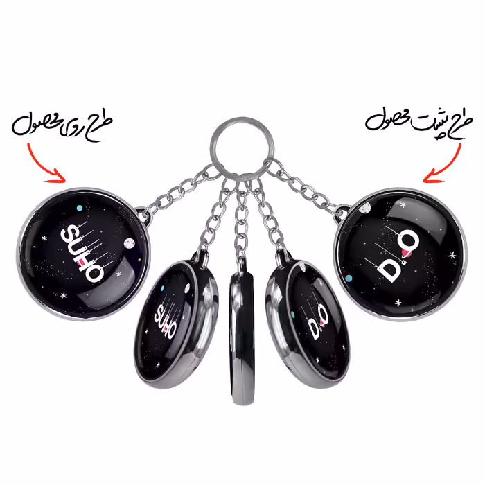 جاکلیدی خندالو طرح EXO مدل دوطرفه کد 1363213631