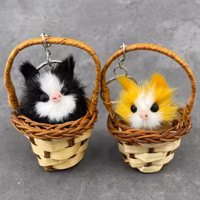 آویز عروسکی مدل حصیری