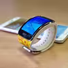 برچسب ماهوت طرح Yellow_Flower مناسب برای ساعت هوشمند سامسونگ Galaxy Gear S
