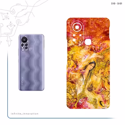 برچسب پوششی ماهوت مدل Persian miniature 1 مناسب برای گوشی موبایل اینفینیکس Hot 11s