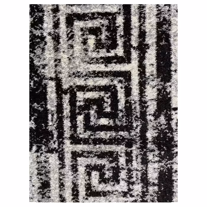 فرش ماشینی ساوین کد 4118 زمینه مشکی