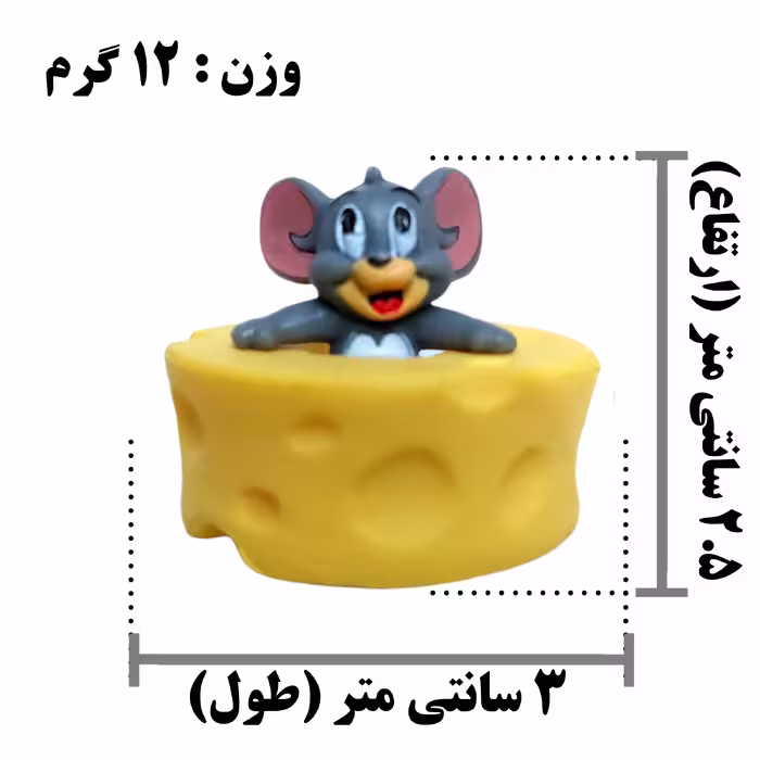فیگور مدل تام و جری کد CHZ-4 مجموعه 4 عددی