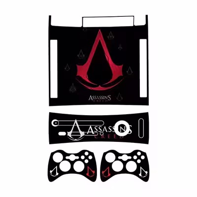 برچسب ایکس باکس 360 آرکید طرح Assassins Creed کد 02 مجموعه 4 عددی