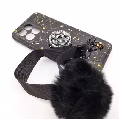  کاور مدل پام پام مناسب برای گوشی موبایل آنر X6 / X8 5G به همراه بند و پایه نگهدارنده