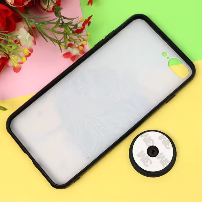 کاور طرح دخترانه کد 718 مناسب برای گوشی موبایل اپل iPhone 7 Plus / 8 Plus به همراه پاپ سوکت
