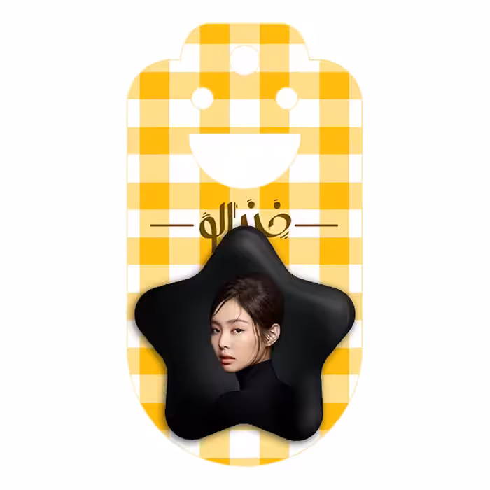 پیکسل خندالو طرح جنی گروه بلک پینک مدل ستاره ای کد 2981