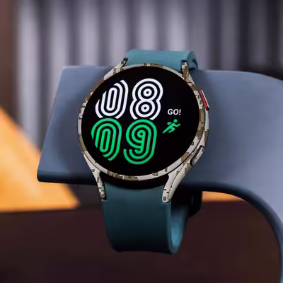 برچسب ماهوت طرح Army Desert Pixel مناسب برای ساعت هوشمند سامسونگ Watch4 44mm