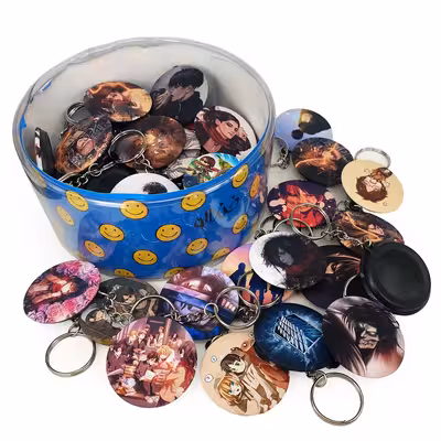 جاکلیدی خندالو مدل انیمه اتک آن تایتان کد 34 بسته 49 عددی