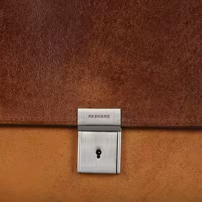 کیف رودوشی چرم و چوب مدل پالیساندر