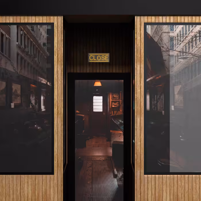 چراغ دیواری نئون دیزاین طرح Close_YL