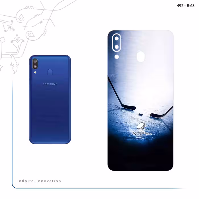 برچسب پوششی ماهوت مدل Ice hockey مناسب برای گوشی موبایل سامسونگ Galaxy M20