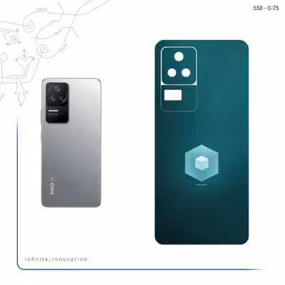 برچسب پوششی ماهوت مدل Minimal Cube icon مناسب برای گوشی موبایل شیائومی Poco F4 5G