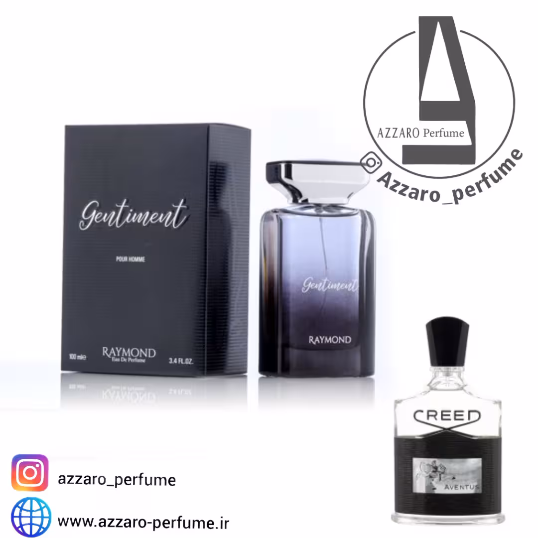 ادکلن مردانه GENTIMENT برند رایموند حجم 100 میل