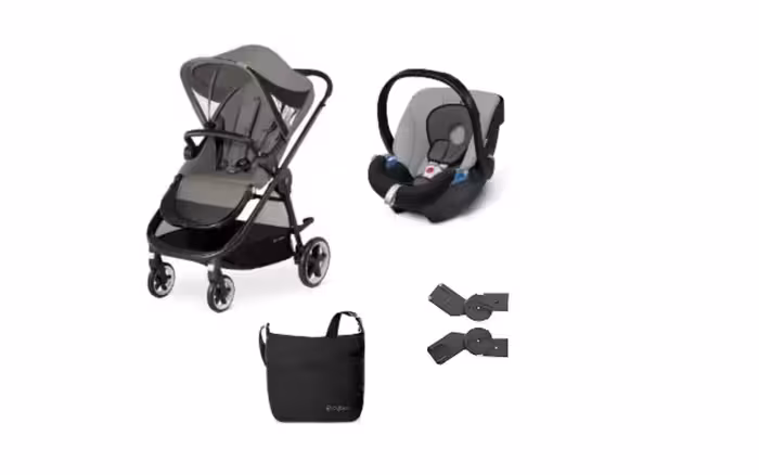 سرویس کالسکه سایبکسcybex مدل ایریس رنگ خاکستری