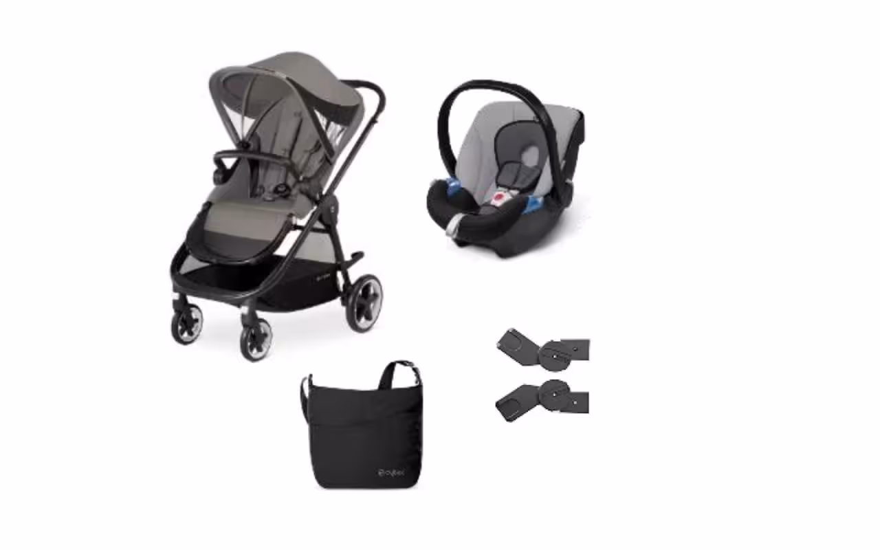 سرویس کالسکه سایبکسcybex مدل ایریس رنگ خاکستری