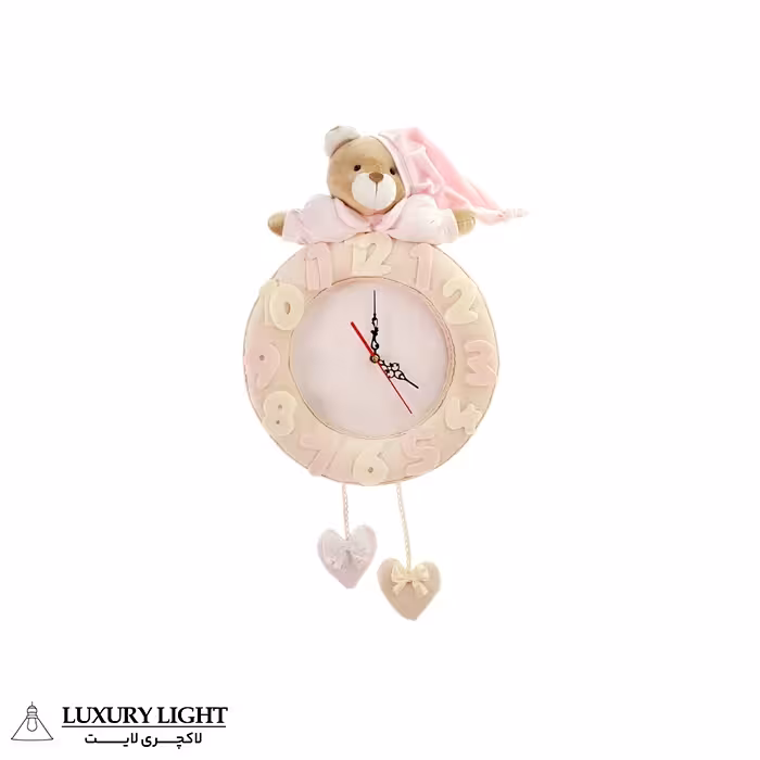 ساعت دیواری کودک نی نی سیس مدل خرس نانان