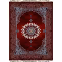 فرش 1240 شانه طرح دستباف کد A1048 لاکی