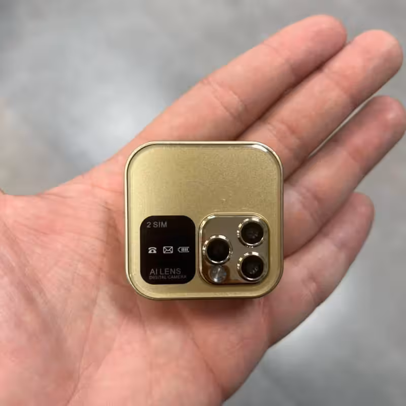 گوشی i16 mini flip تاشو مینی آیفون رم 32 مگابایت رام 4 مگابایت