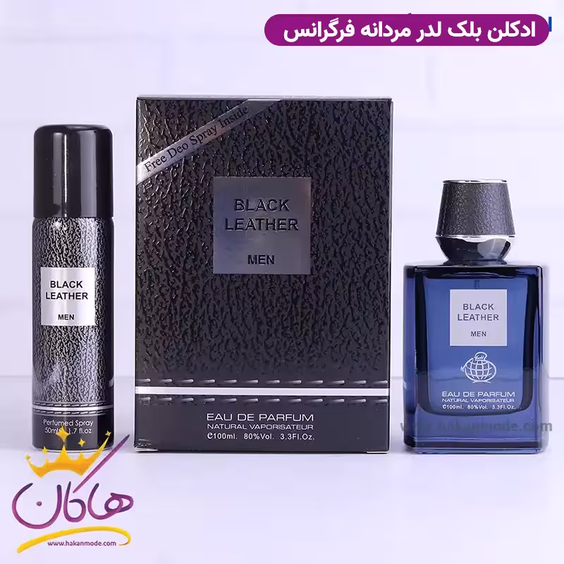 ادکلن بلک لدر فراگرنس ورد همراه با اسپری