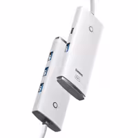 هاب USB 3.0 باسئوس مدل WKQX030402 با چهار پورت