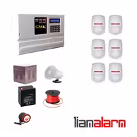 پکیج دزدگیر اماکن باسیم مدل جی ام کا سیم کارتی و تلفنی GM910PY6
