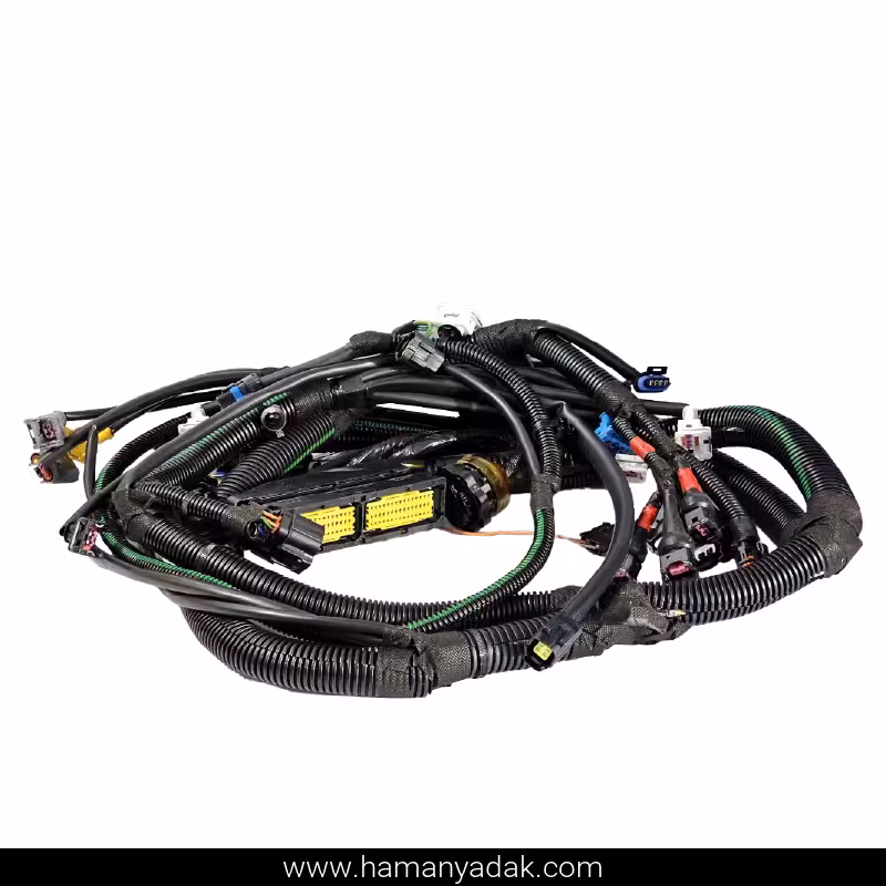 دسته سیم موتور دو گانه زیمنس 405 و پارس و سمند سوکت کور (کد YG20239121) برند دناکو