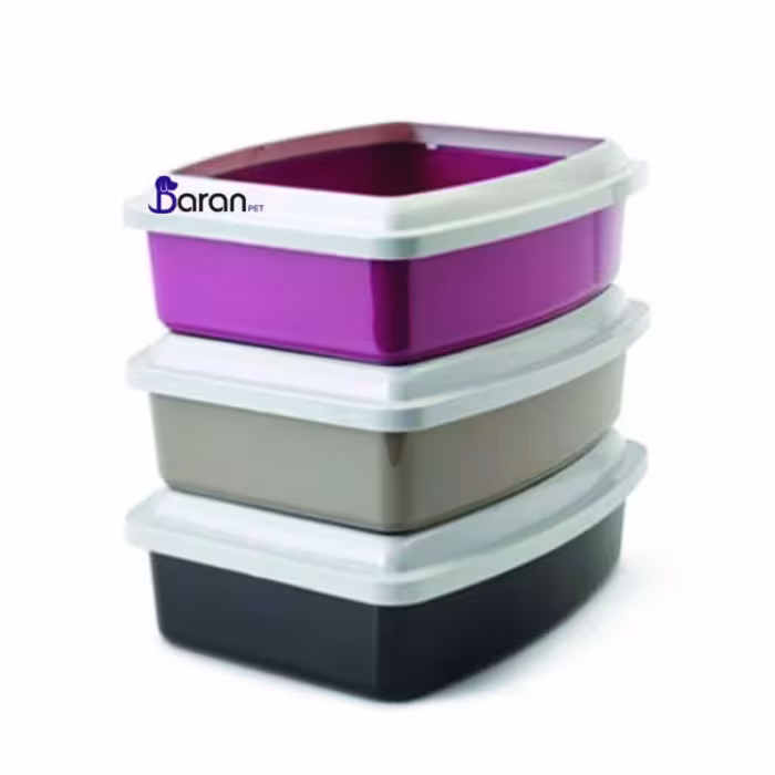 ظرف خاک گربه لبه دار بزرگ ساویک