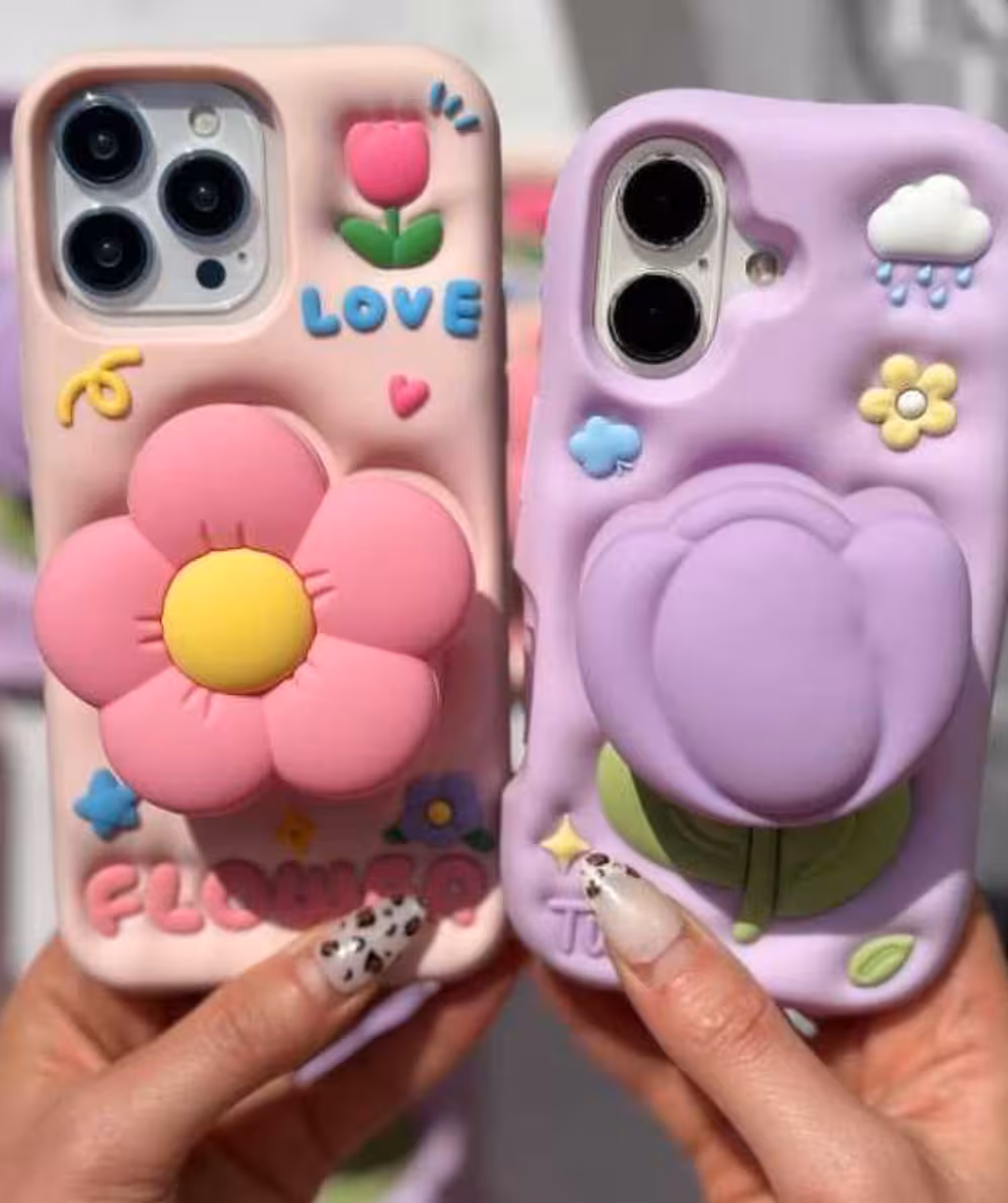 قاب گوشی گل پاپ سوکتی آیفون