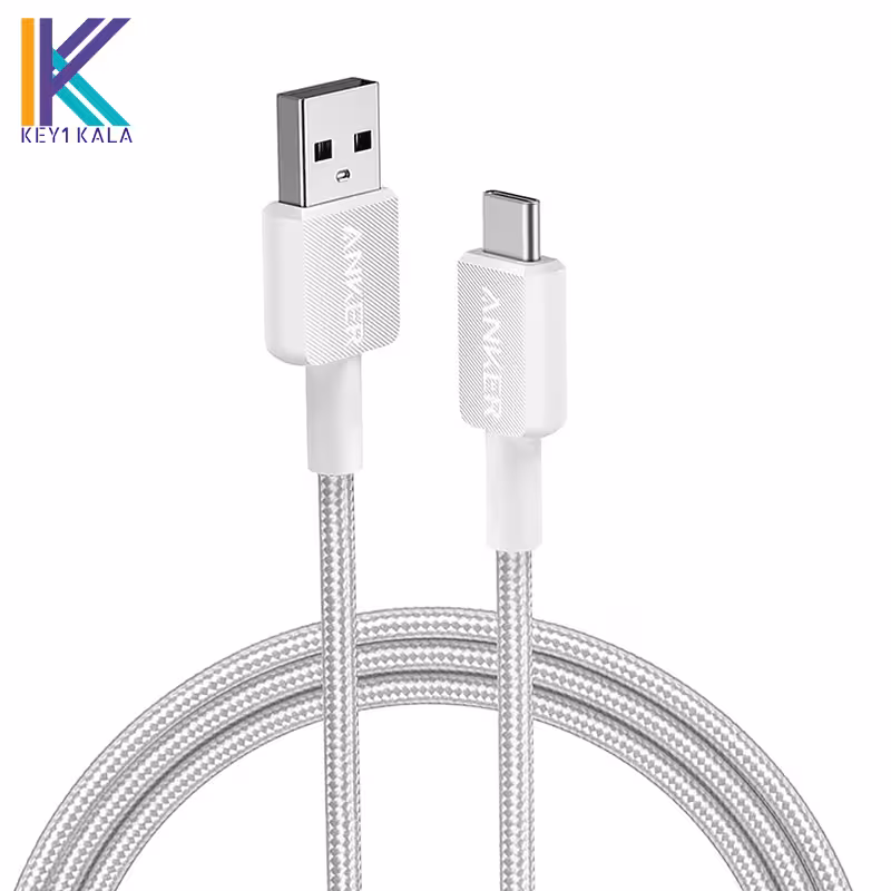 کابل شارژ تایپ سی به یو اس بی انکر Anker USB Type-C to USB-A 322 A81H5 90CM Cable