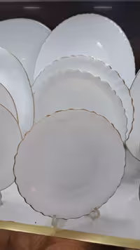 سرویس آرکوپال 25 پارچه لب طلا  کنگره گلدن اوپال