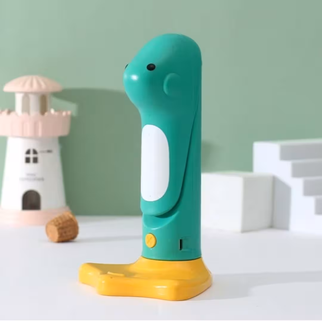 چراغ مطالعه تاشو و استند موبایل  طرح دایناسور سبز