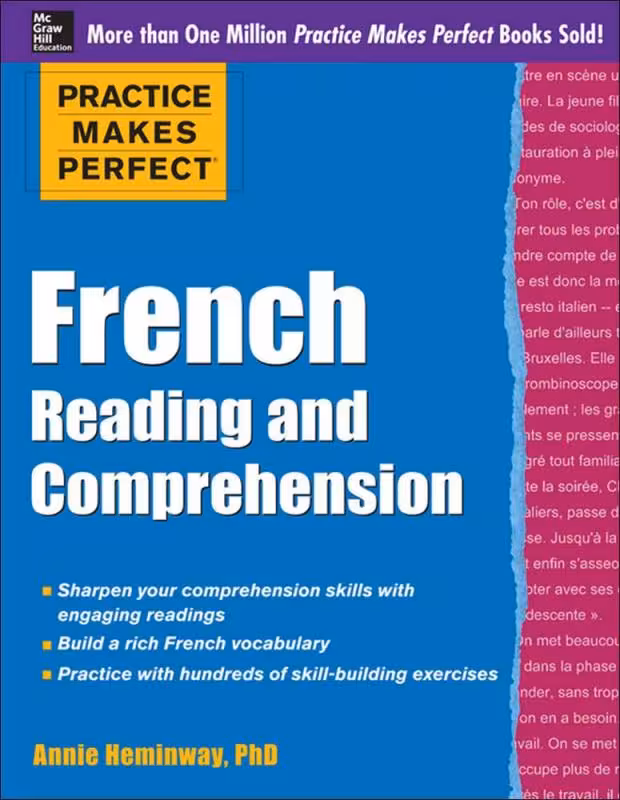 کتاب ریدینگ و درک مطلب فرانسه Practice Makes Perfect French Reading and Comprehension