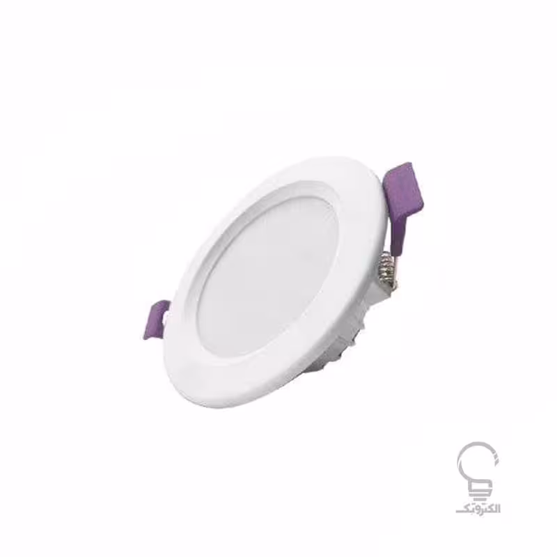 پنل LED سقفی دیپلاست دو گرد توکار 4 وات ای دی سی