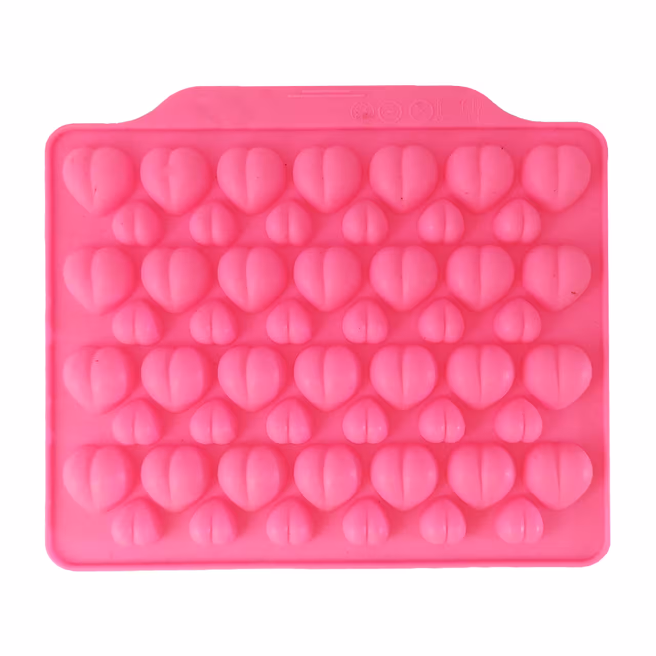قالب شکلات و پاستیل سیلیکونی طرح قلب کد 1133