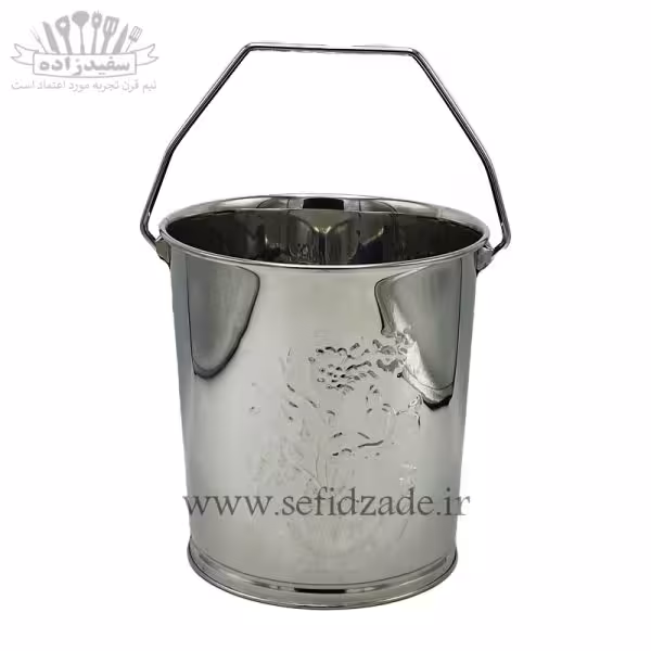 سطل استیل دسته دار 6 لیتری