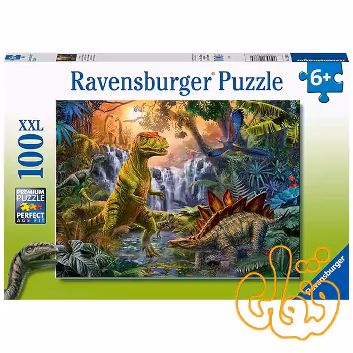 پازل 100 قطعه برکه دایناسور رونزبرگر Dinosaur Oasis 12888