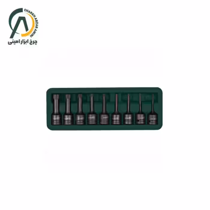 جعبه بکس ستاره ای 10 پارچه درایو 1/2 یوکن مدل U1530