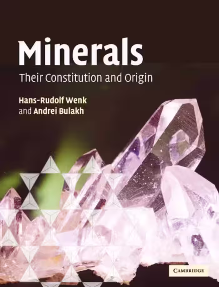 خرید و دانلود نسخه کامل کتاب Minerals: Their Constitution and Origin