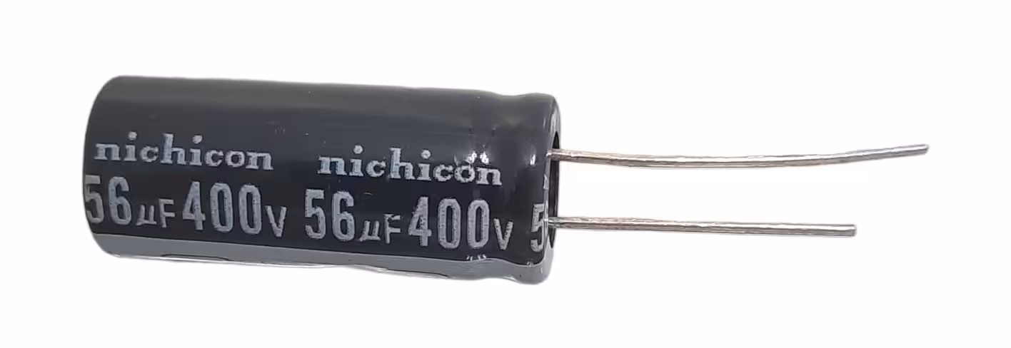 خازن الکترولیت 56 میکرو فاراد 400 ولت nichicon