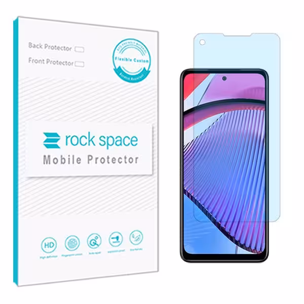 گلس موتورولا Moto G Power 5G مدل هیدروژل آنتی بلو برند راک اسپیس کد S