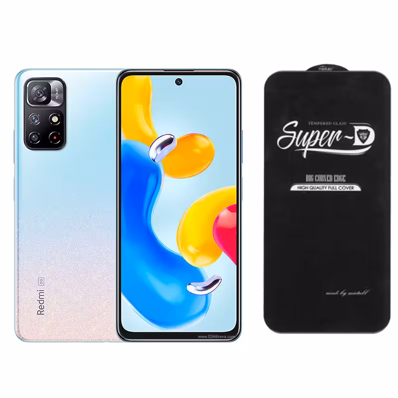 گلس گوشی شیائومی Xiaomi Redmi Note 11S 5G مدل Super-D